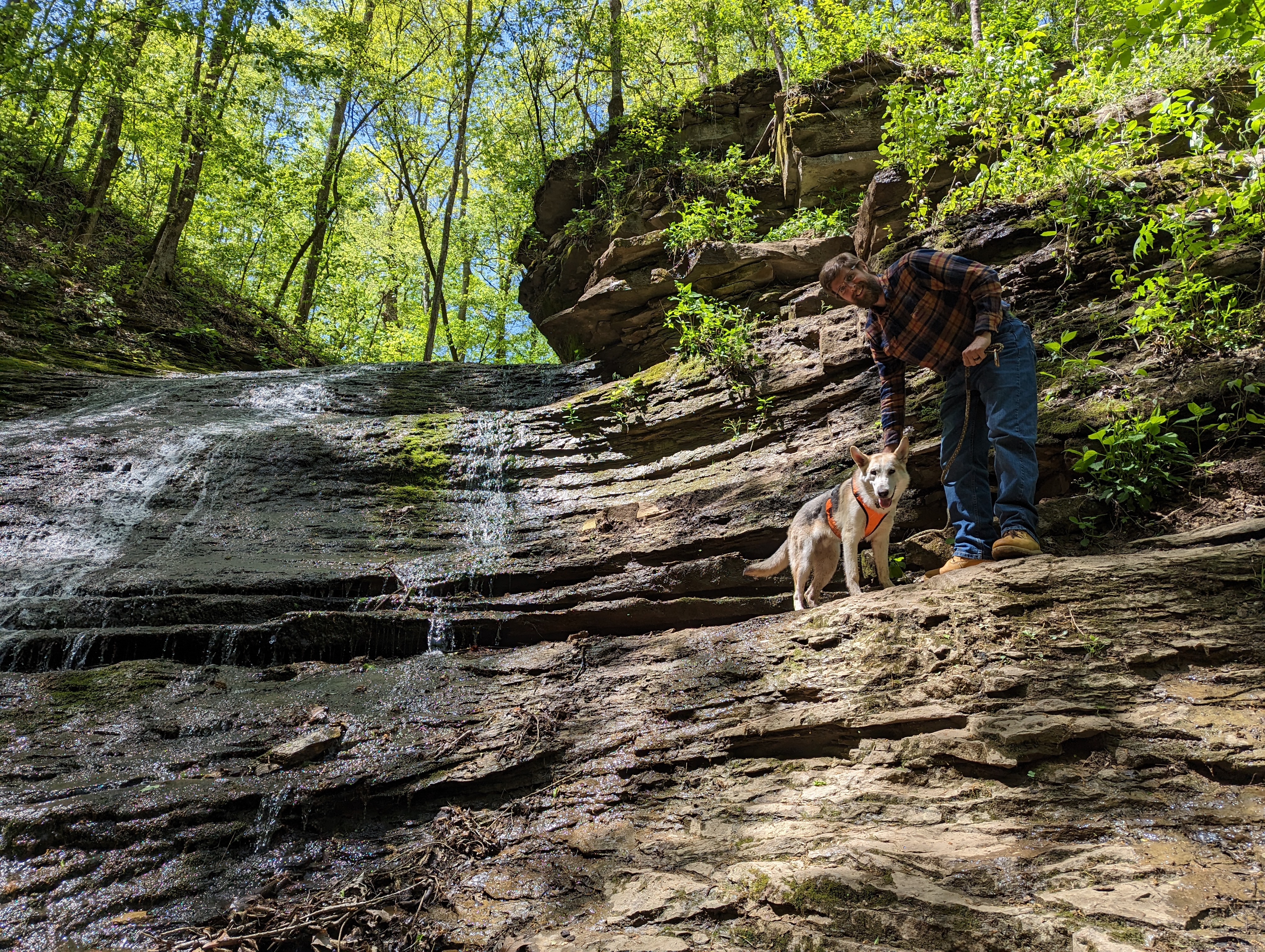 Exploring Jackson Falls at Natchez Trace